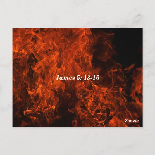 あなたは病気ですか。それなら、ヤコブの手紙5章13−16節を祈りなさい。 ポストカード (裏面)