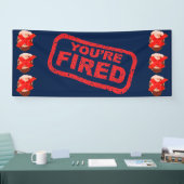 あなたは発射されたトランプ弾劾パーティー 横断幕 (トレードショー)