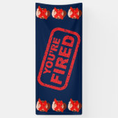 あなたは発射されたトランプ弾劾パーティー 横断幕 (縦)