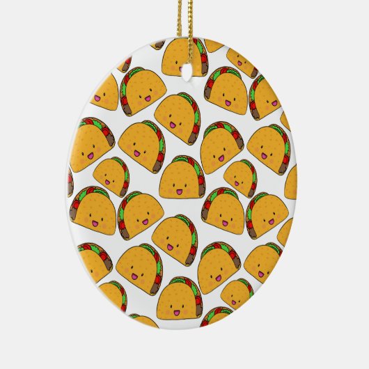 あなたは皆を幸せにすることはできない。あなたはタコスではない セラミックオーナメント (右)