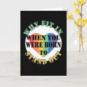 あなたは目立つ生まれ場合に適合 カード (黄色い花)