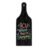 あなたは眠るICU時ICUナースクリスマス カッティングボード (正面)