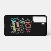 あなたは眠るICU時ICUナースクリスマス SAMSUNG GALAXYケース (裏面横)