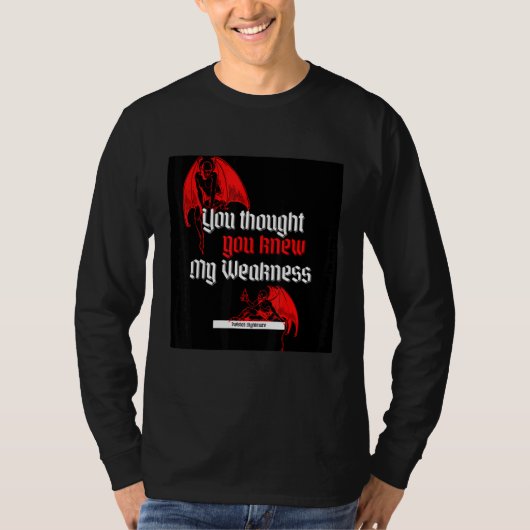 あなたは知っていると思っていた Tシャツ (正面)