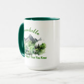 あなたは知っているより強い。カスタマイズ可能なマグカップ マグカップ (正面左)