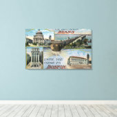 あなたは知らない豆、ボストンの風光明媚な景色 キャンバスプリント (インサイチュ (ウッドフロア))