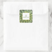 あなたは砂漠の植物サボテン感謝している スクエアシール (バッグ)