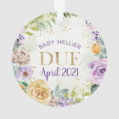 あなたは祖父母の妊娠が明らかになる オーナメント (裏面)