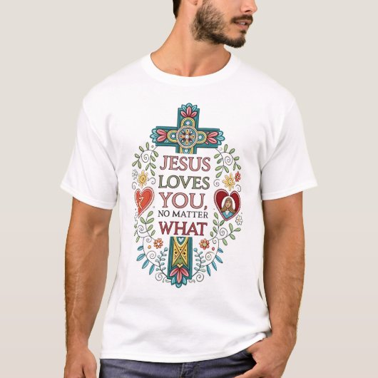 あなたは神に愛されています Tシャツ (正面)