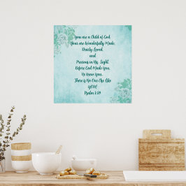 あなたは神のポスターウォールアート聖なる書物、 経典の子である ポスター