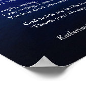 あなたは神の愛についてのスピリチュアル詩の美しい ポスター (角)