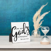 あなたは神の最高傑作エペソ2:10サイン フォトプラーク (インサイチュ)