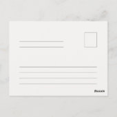 あなたは神の最高傑作エペソ2:10 ポストカード (裏面)