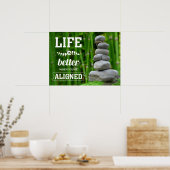 あなたは禅チロに並ぶ方が生活が良い ポスター (キッチン)