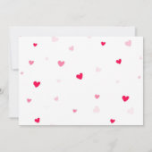 あなたは私お気に入りののバレンタインデーのカード 招待状 (裏面)