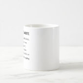 あなたは私お気に入りののバレンタインデーの贈り物 コーヒーマグカップ (中央)