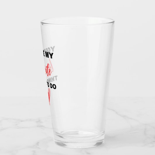 あなたは私お気に入りのの黒い仕事 タンブラーグラス (左)