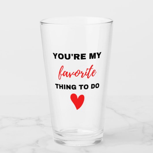 あなたは私お気に入りのの黒い仕事 タンブラーグラス (正面)