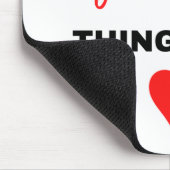 あなたは私お気に入りのの黒い仕事 マウスパッド (コーナー)