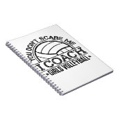 あなたは私が女子バレーボールをコーチする怖がらない ノートブック (右側)