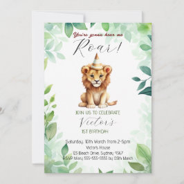 あなたは私が轟音を聞く最初の誕生日 招待状