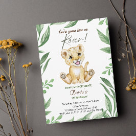 あなたは私が轟音を聞く最初の誕生日 招待状