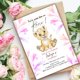 あなたは私が轟音を聞く最初の誕生日 招待状