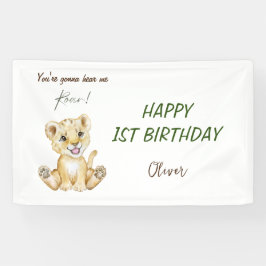 あなたは私が轟音を聞く最初の誕生日 横断幕