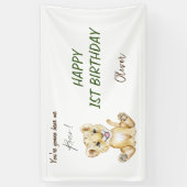 あなたは私が轟音を聞く最初の誕生日 横断幕 (縦)