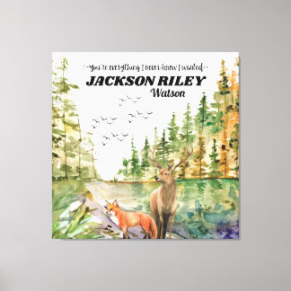 あなたは私が野生の赤面を欲しいと知ったことがない キャンバスプリント