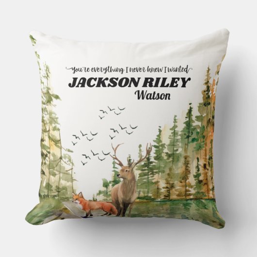 あなたは私が野生の赤面を欲しいと知ったことがない クッション (正面)