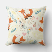 あなたは私たちのアドベンチャーもっとも偉大オレンジキツネ クッション (正面)