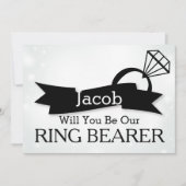 あなたは私たちのリングや輪ベアラー招待状 招待状 (正面)