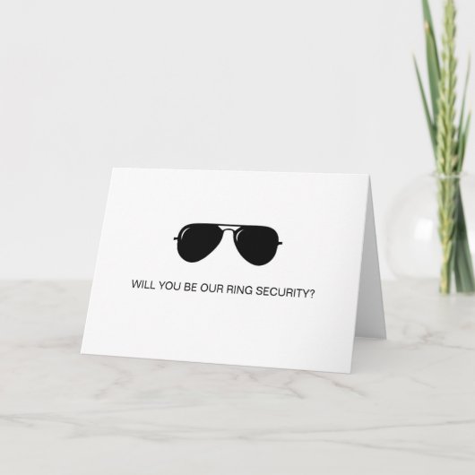 あなたは私たちのリングセキュリティカード – リングや輪ベアラ カード (正面)