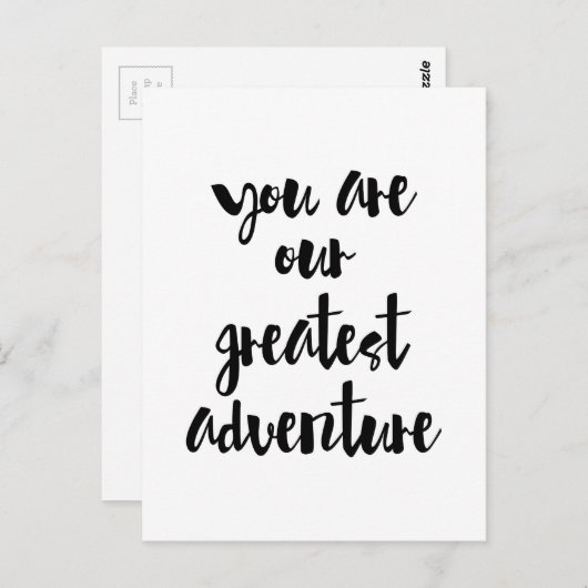 あなたは私たちの素晴らしアドベンチャー引用文だ ポストカード (正面/裏面)