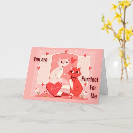 あなたは私にとってパーフェクトよ！ グリーティングカード (黄色い花)