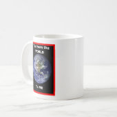 あなたは私にとって世界! コーヒーマグカップ (正面左)
