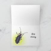 あなたは私には明輝くるい人です、稲妻・バグ・ライト カード (内部)