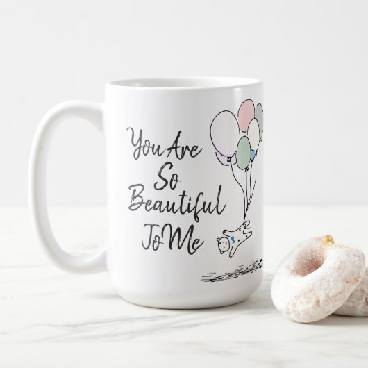 あなたは私には美しい コーヒーマグカップ (ドーナツ)