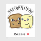 あなたは私にパンおもしろいバターパンを完成させる シール (シート)