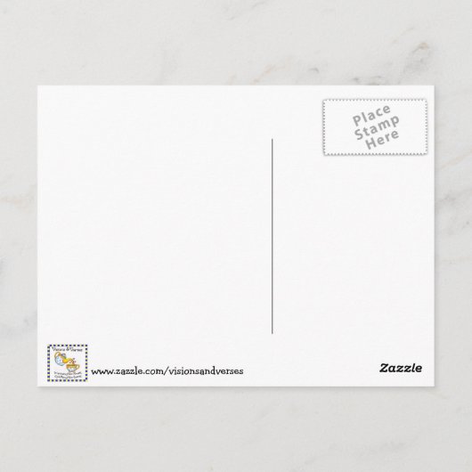 あなたは私にポストカードを送る ポストカード (裏面)