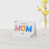 あなたは私にママのように – ハッピーバースデーカード カード (黄色い花)