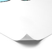 あなたは私にラテのコーヒおもしろいーパンだ ポスター (角)