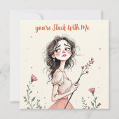 あなたは私に付き添う シーズンカード (正面)