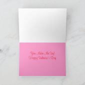 あなたは私に愛の鳥を歌わせるバレンタカスタムイン シーズンカード (内部)