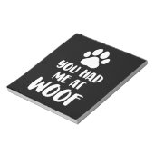 あなたは私に犬の贈り物をさせた ノートパッド (回転)