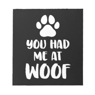 あなたは私に犬の贈り物をさせた ノートパッド