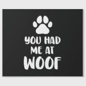 あなたは私に犬の贈り物をさせた ラッピングペーパー (フラット)