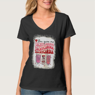 あなたは私に頻脈を与えてくれる ICU看護師のバレンタイン Tシャツ