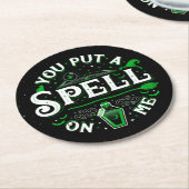 あなたは私に魔法をかける紙コースター ラウンドペーパーコースター (アングル)
